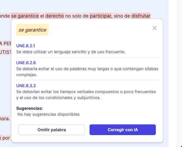 Corrección de errores